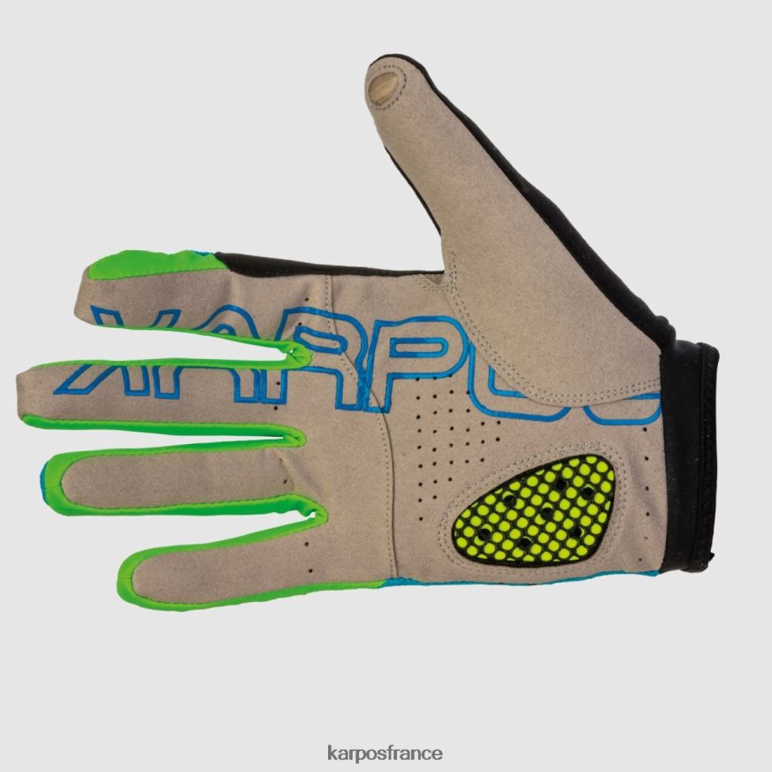 femmes Karpos indigo b./vert fluo gant rapide 28PL68895