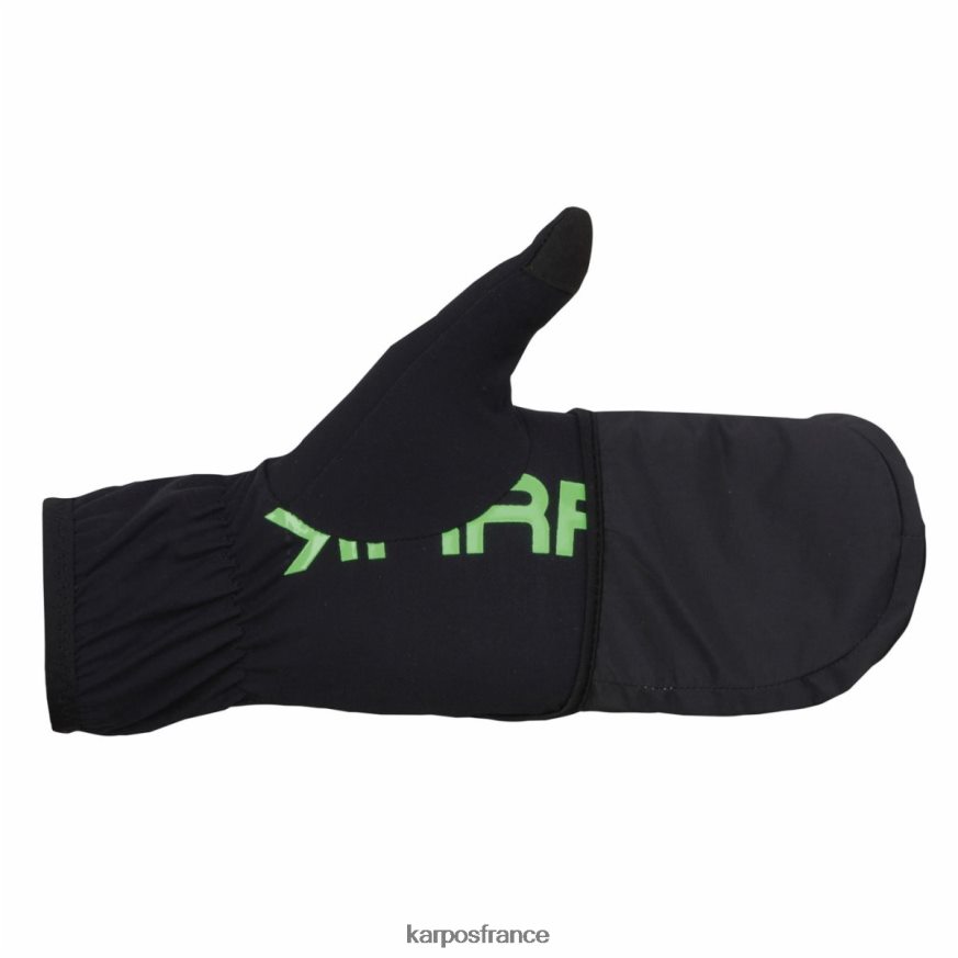 femmes Karpos noir/vert fluo gant lavaredo 28PL68912