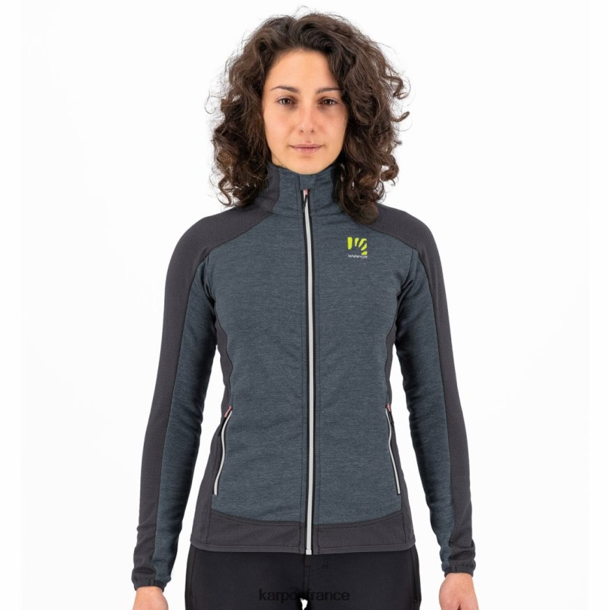 femmes Karpos ardoise foncé/noir Odle avec polaire 28PL681158