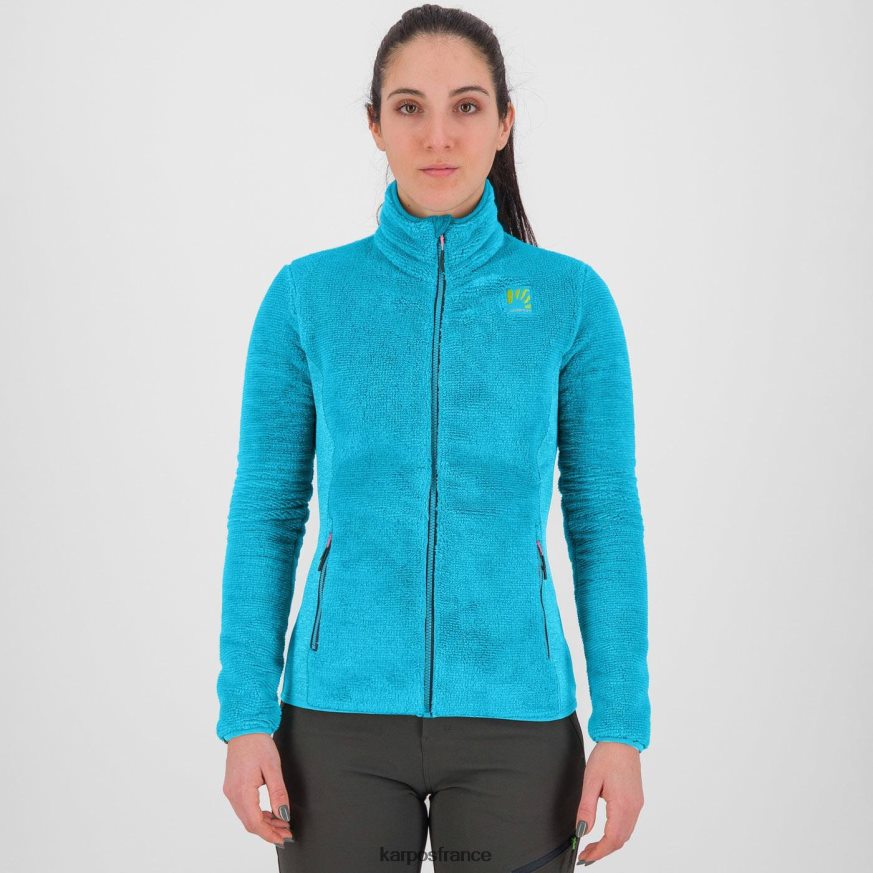 femmes Karpos atoll bleu sommet avec polaire 28PL681137