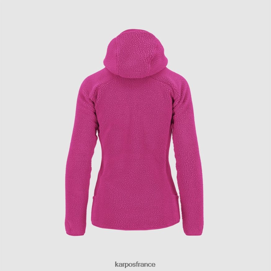 femmes Karpos cabaret Sweat à capuche des années 80 avec polaire 28PL681115