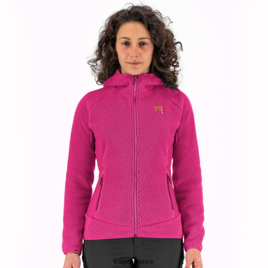 femmes Karpos cabaret Sweat à capuche des années 80 avec polaire 28PL681115