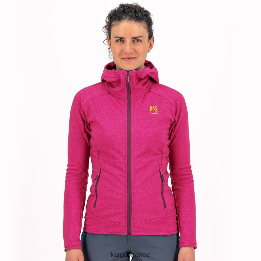 femmes Karpos cabaret mezzodi sweat à capuche avec polaire 28PL681147