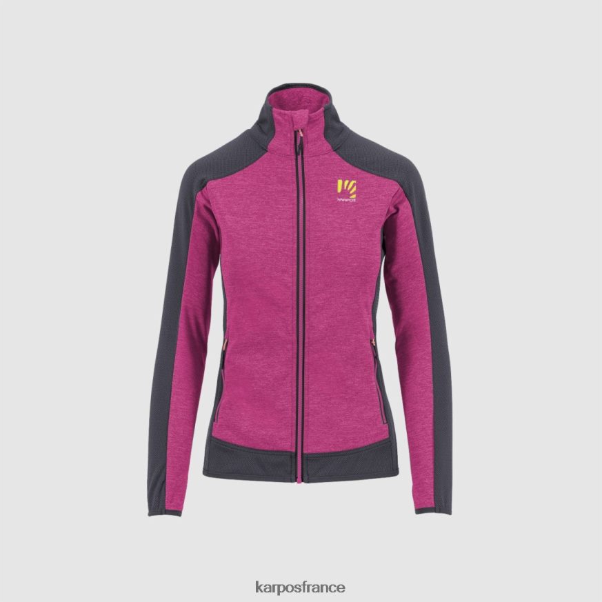 femmes Karpos cabaret/noir Odle avec polaire 28PL681157