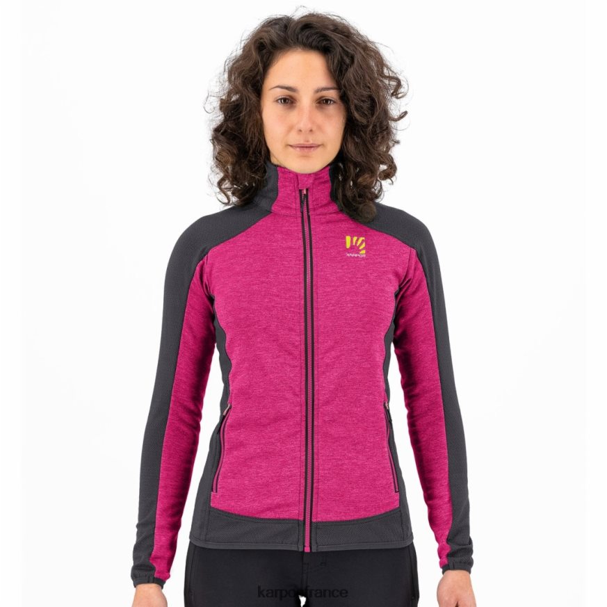 femmes Karpos cabaret/noir Odle avec polaire 28PL681157