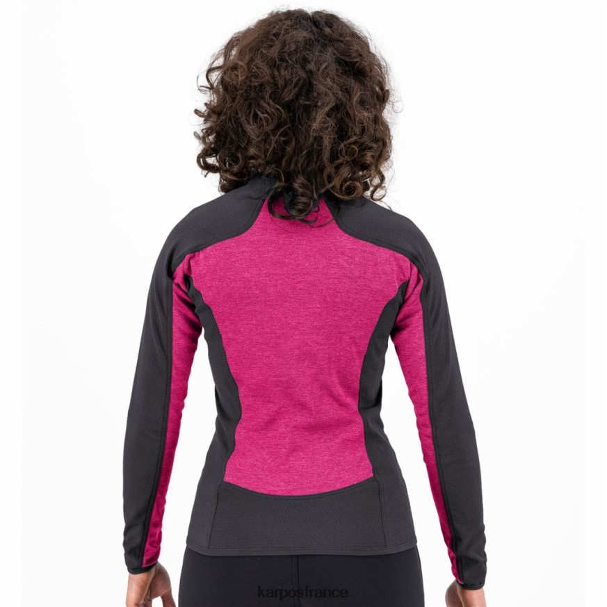 femmes Karpos cabaret/noir Odle avec polaire 28PL681157