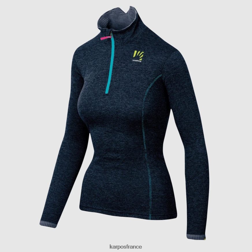 femmes Karpos capitaine du ciel pizzocco avec demi-zip 28PL681206