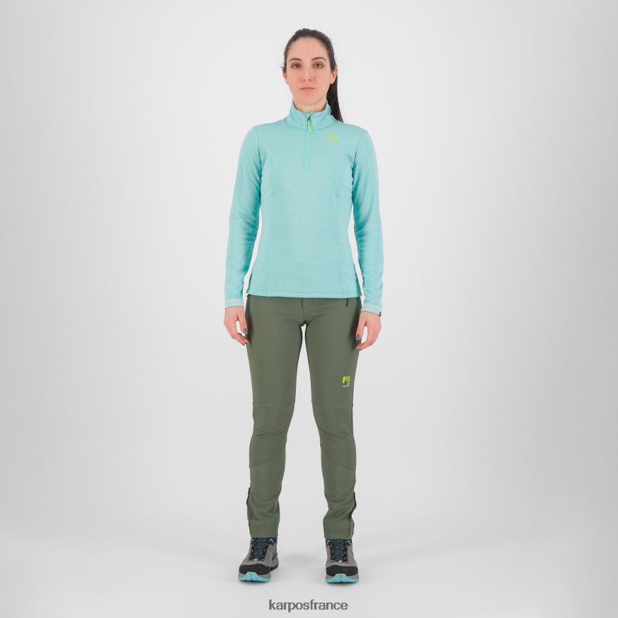 femmes Karpos ciel aquatique pizzocco avec demi-zip 28PL681212