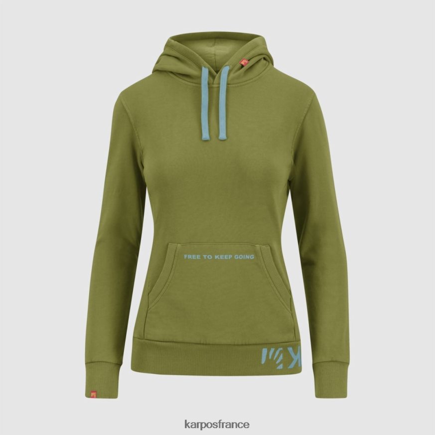 femmes Karpos guacamole Picchio w sweat à capuche 28PL681187