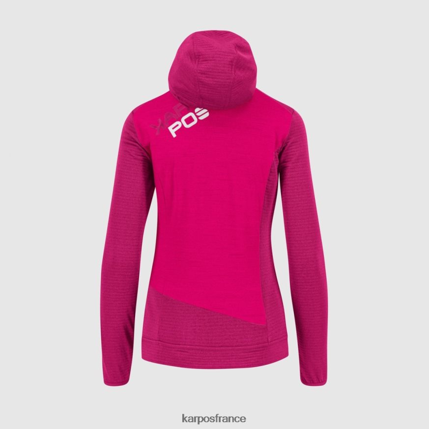 femmes Karpos jubilé des cerises/insinuations nuvolau avec polaire 28PL681177