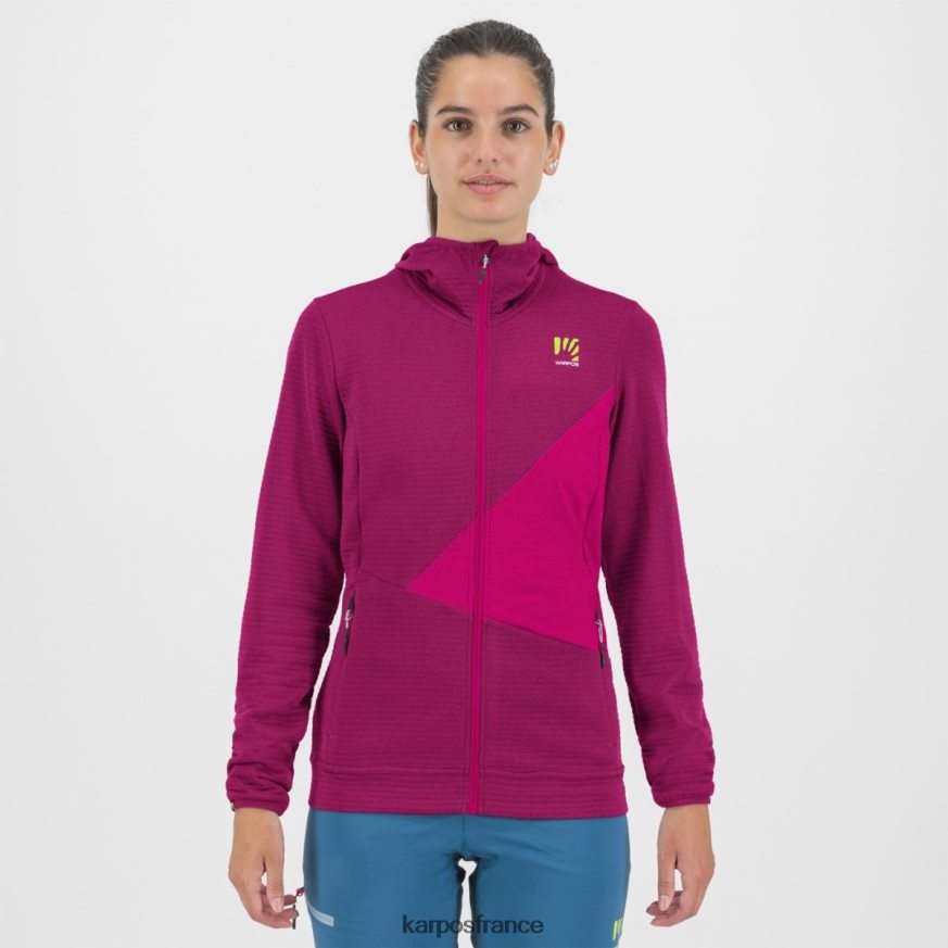 femmes Karpos jubilé des cerises/insinuations nuvolau avec polaire 28PL681177