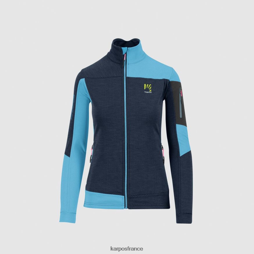 femmes Karpos minuit/atoll bleu cherz w polaire 28PL681127