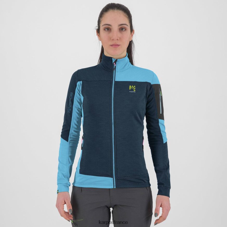 femmes Karpos minuit/atoll bleu cherz w polaire 28PL681127