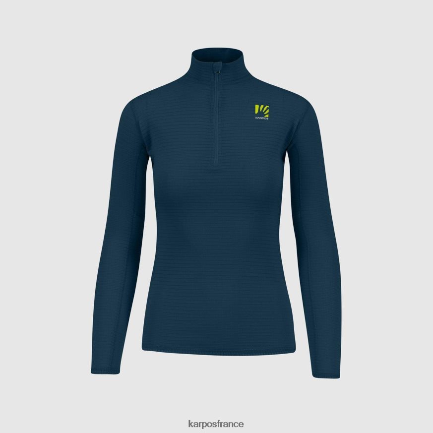 femmes Karpos minuit croda light avec demi-zip 28PL681218