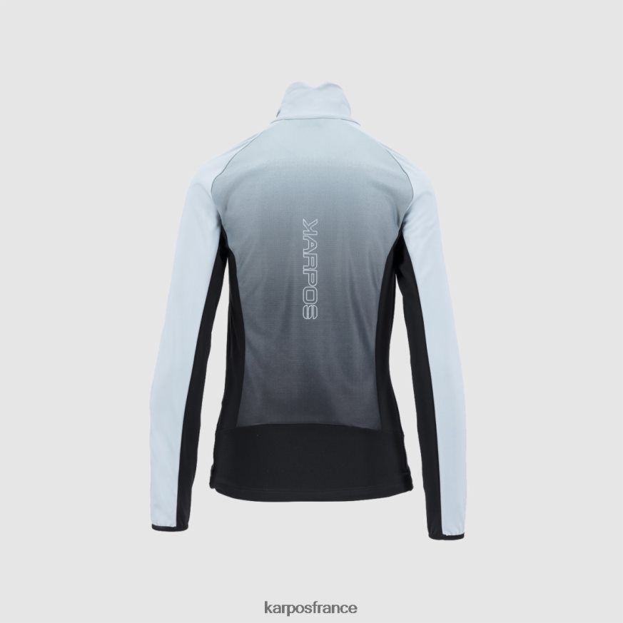 femmes Karpos noir/bleu poussiéreux croderes avec polaire 28PL681152