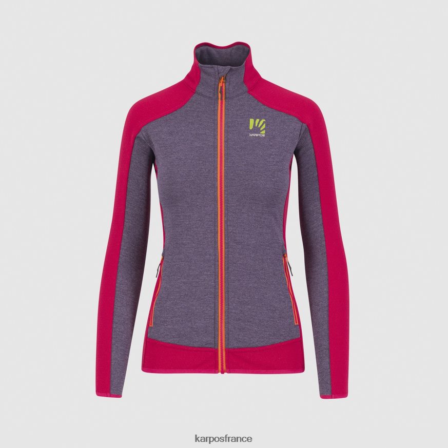 femmes Karpos raisin/granité Odle avec polaire 28PL681156