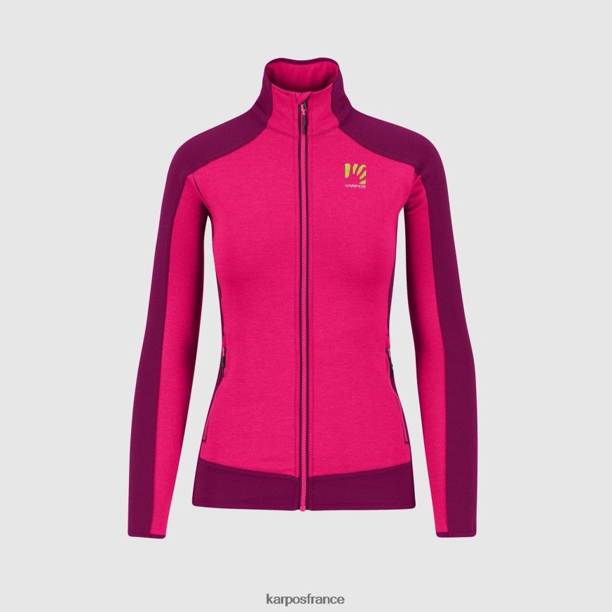 femmes Karpos rose/mûre de Boysen Odle avec polaire 28PL681163