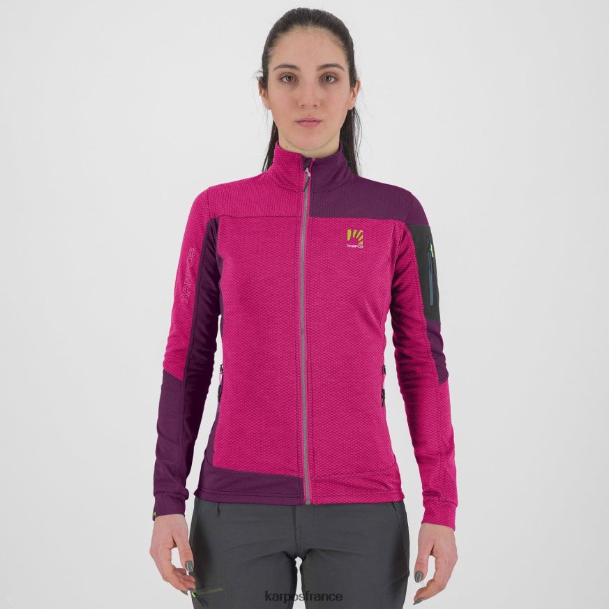femmes Karpos rose/mûre de Boysen cherz w polaire 28PL681128