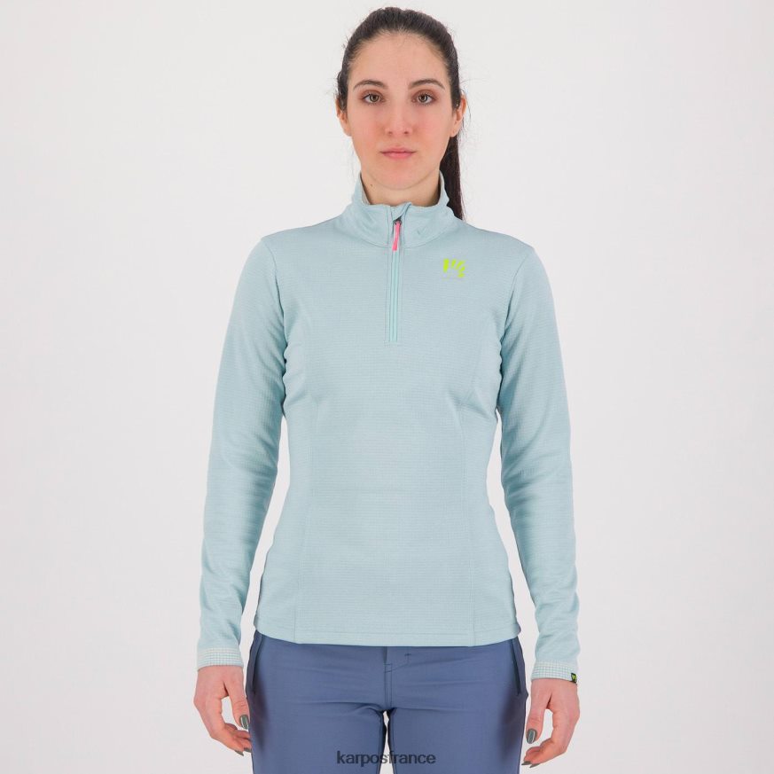 femmes Karpos stratosphère pizzocco avec demi-zip 28PL681210