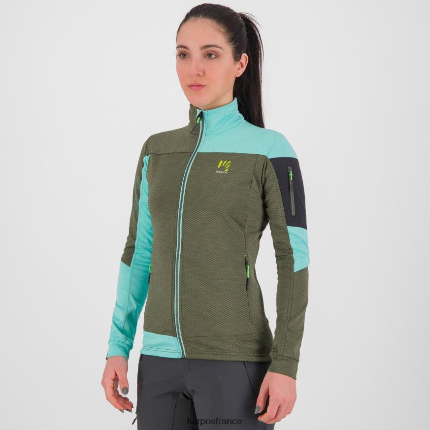 femmes Karpos thym/ciel aqua cherz w polaire 28PL681125