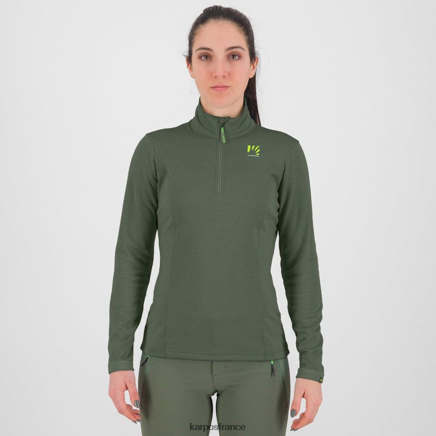 femmes Karpos thym pizzocco avec demi-zip 28PL681209