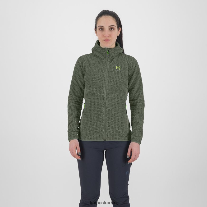 femmes Karpos thym rocchetta w sweat à capuche polaire 28PL681169