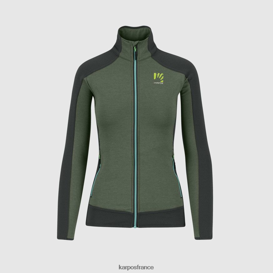 femmes Karpos thym/sable noir Odle avec polaire 28PL681159