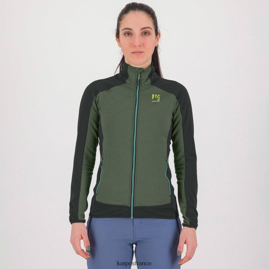 femmes Karpos thym/sable noir Odle avec polaire 28PL681159