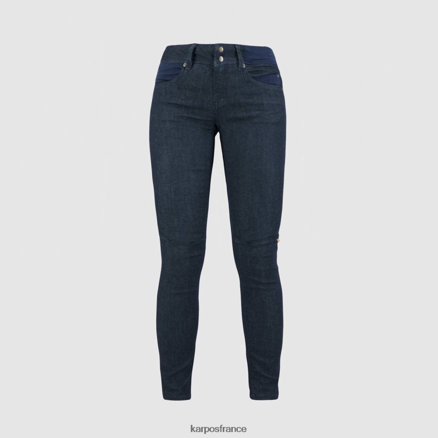 femmes Karpos Blue Jeans carpino evo w pantalon 28PL681487