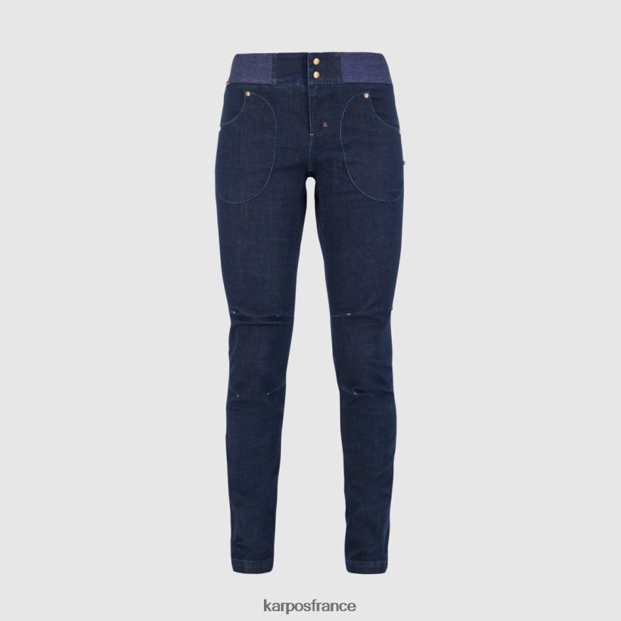 femmes Karpos Blue Jeans salice jeans avec pantalon 28PL681503