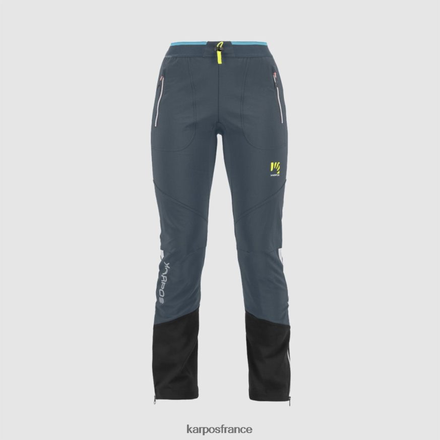 femmes Karpos ardoise foncée/atoll bleu pantalon alagna plus evo w 28PL681408