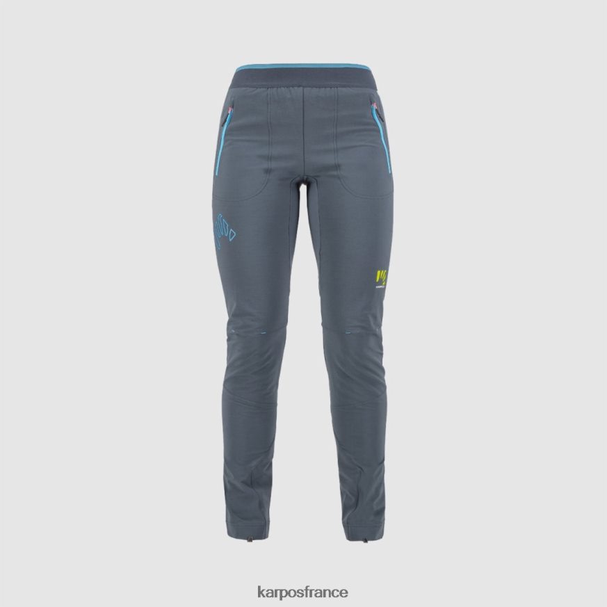 femmes Karpos ardoise foncée/atoll bleu pantalon federa 28PL681427