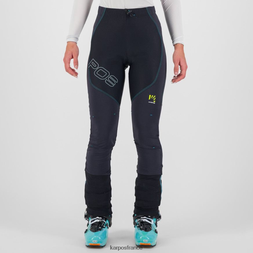 femmes Karpos atoll noir/bleu pantalon alagna lite 28PL681433