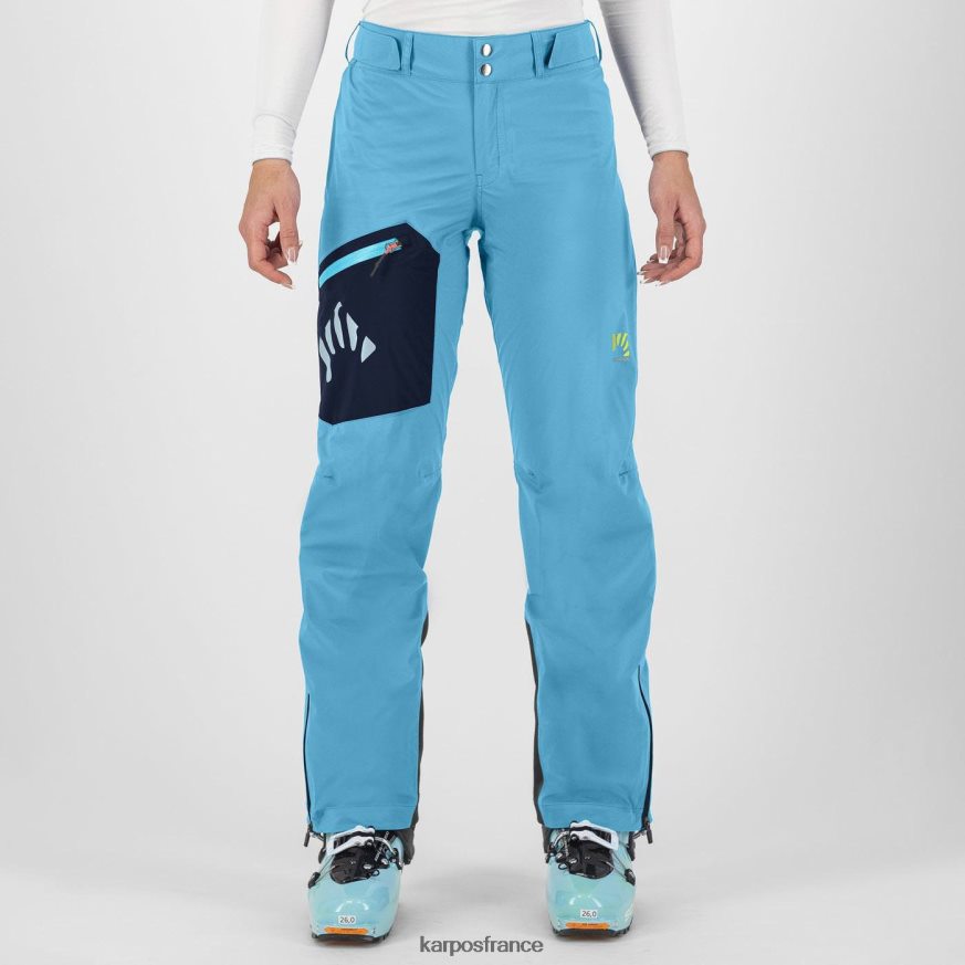 femmes Karpos atoll/vulcan bleu valsesia shell avec pantalon 28PL681393
