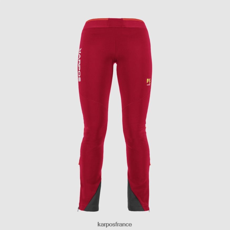 femmes Karpos bouffon rouge/poinsettia pantalon alagna evo w 28PL681461