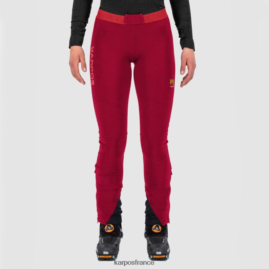 femmes Karpos bouffon rouge/poinsettia pantalon alagna evo w 28PL681461