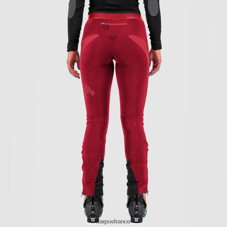 femmes Karpos bouffon rouge/poinsettia pantalon alagna evo w 28PL681461
