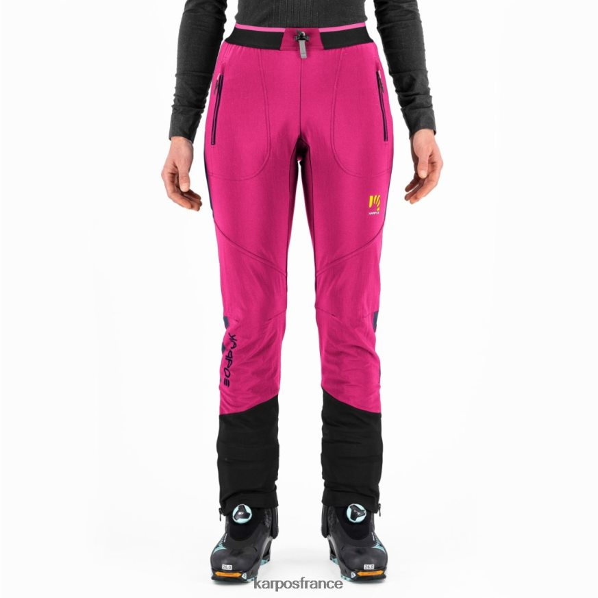 femmes Karpos cabaret/noir pantalon alagna plus evo w 28PL681406