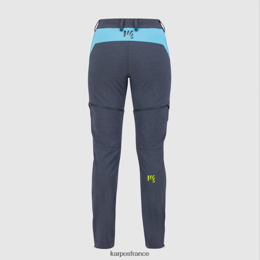 femmes Karpos capitaine du ciel/atoll bleu pantalon santa croce avec fermeture éclair 28PL681428