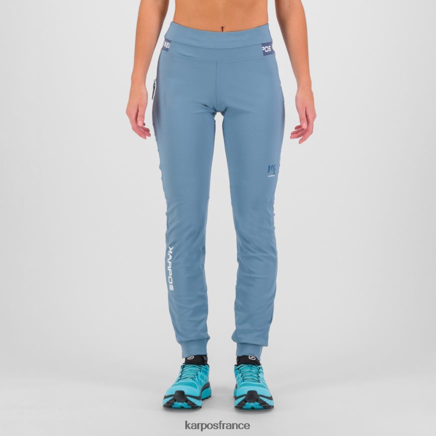 femmes Karpos lac printanier/indigo vintage pantalon easyfrizz 28PL681505