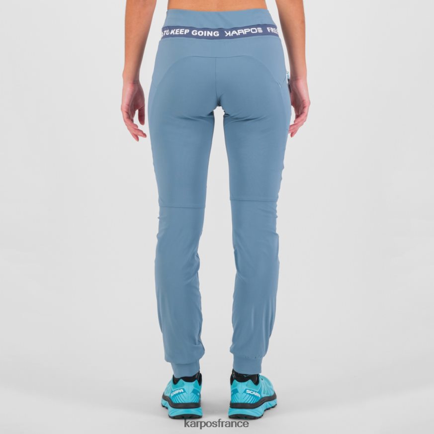 femmes Karpos lac printanier/indigo vintage pantalon easyfrizz 28PL681505