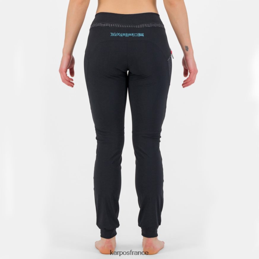 femmes Karpos noir blanc pantalon décontracté 28PL681534