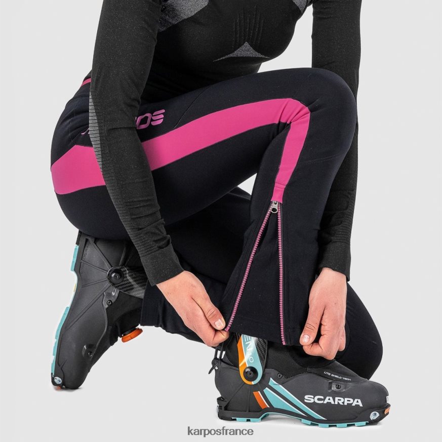 femmes Karpos noir/cabaret pantalon alagna evo w 28PL681463