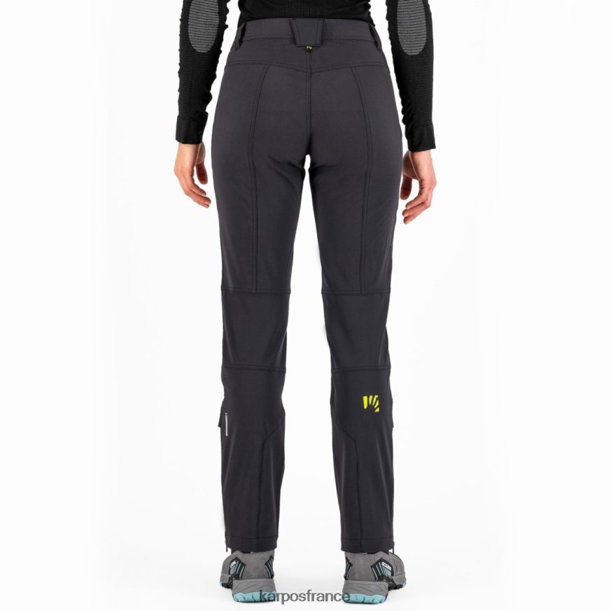 femmes Karpos noir gris foncé pantalon cevedale evo w 28PL681436