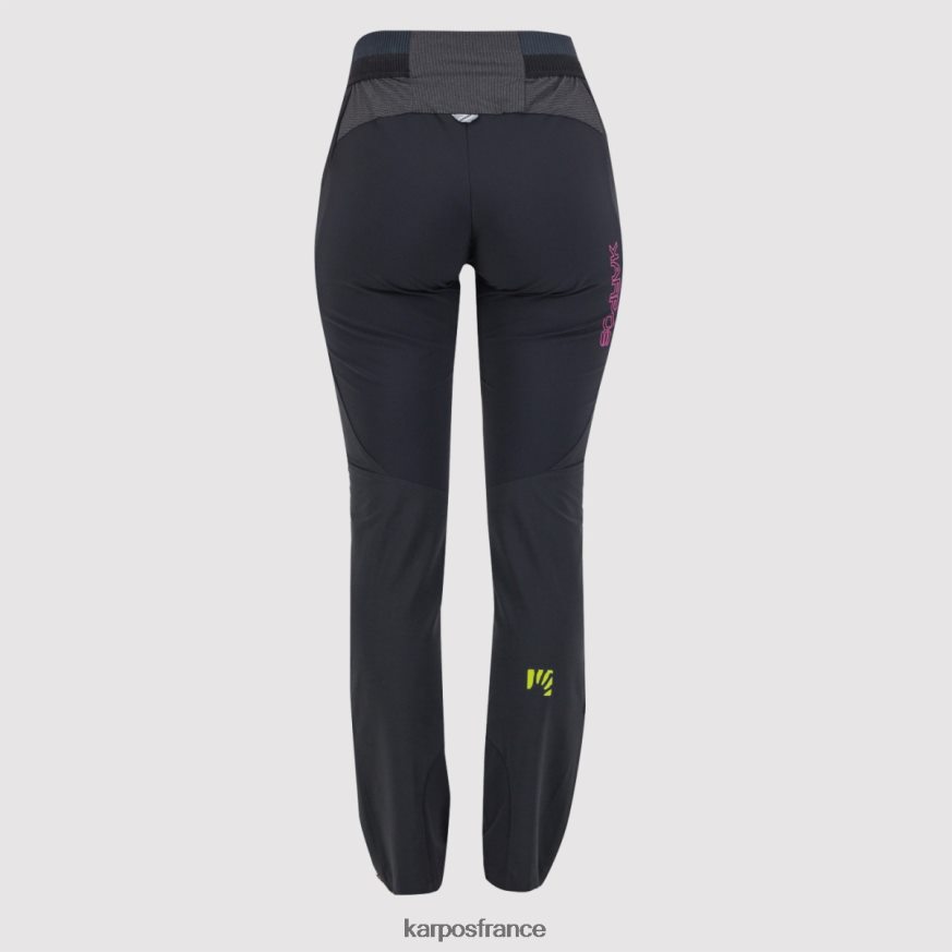 femmes Karpos noir pantalon d'escalade k-performance 28PL681418