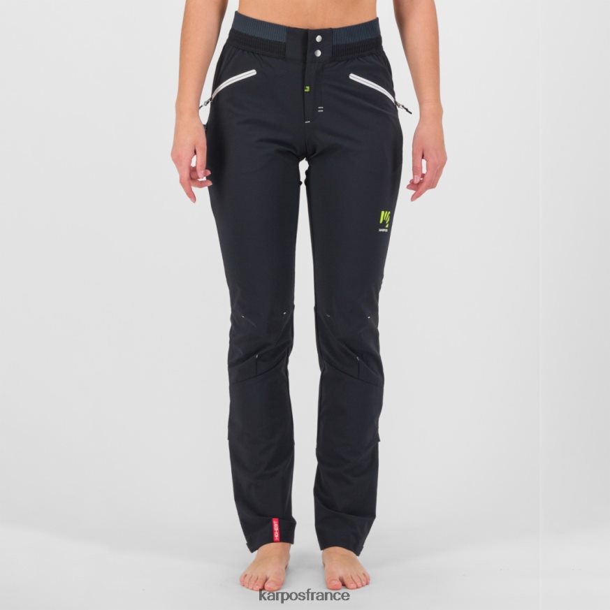 femmes Karpos noir pantalon d'escalade k-performance 28PL681418