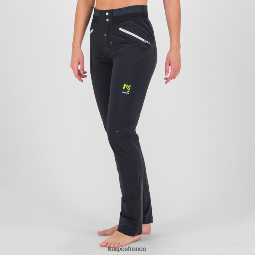 femmes Karpos noir pantalon d'escalade k-performance 28PL681418