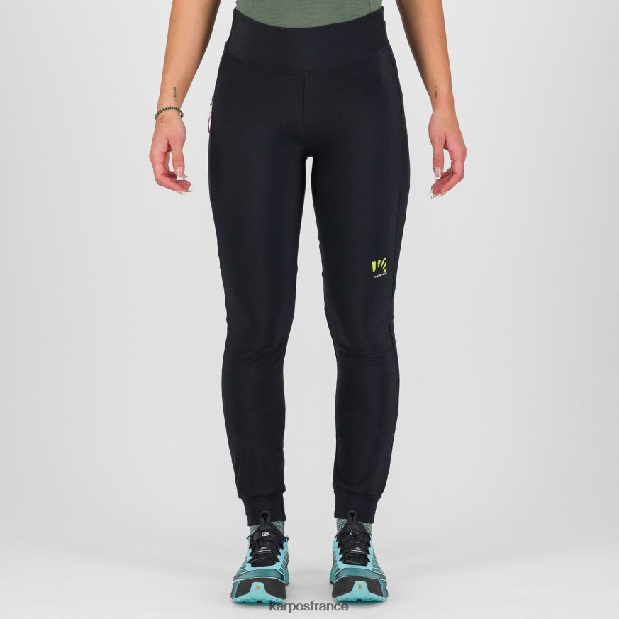 femmes Karpos noir rose fluo pantalon d'hiver décontracté 28PL681519