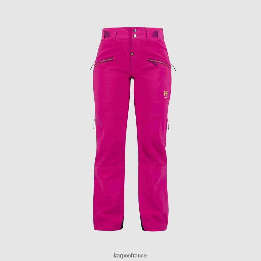 femmes Karpos rose marmolada avec pantalon 28PL681397