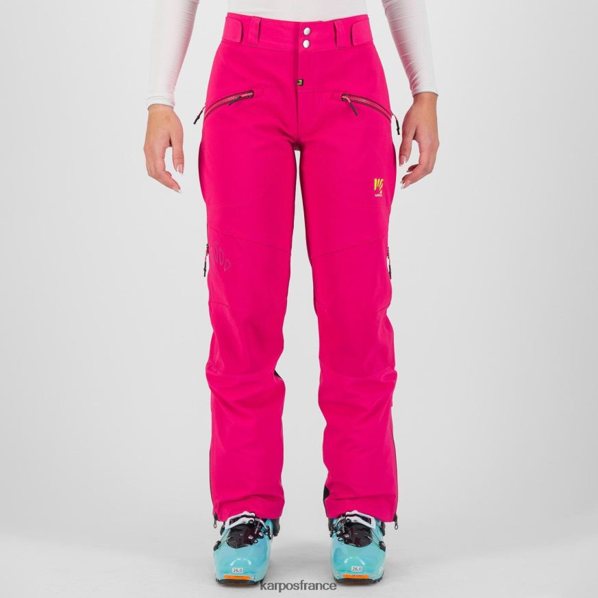 femmes Karpos rose marmolada avec pantalon 28PL681397